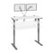 Bestar Bestar Upstand 48W x 24D Standing Desk with Dual Monitor Arm in white 175860-000017 - alternate 7
